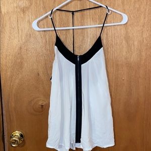 White and Black Tank